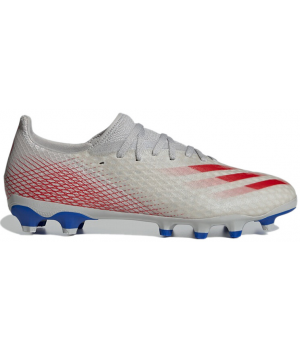 Бутсы Adidas Ghosted.3 Fg белые с красным